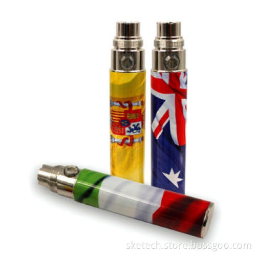 EGO flag battery, colorful battery, 650/900/1100mAh capacity, 2014 new model